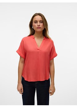 Vero Moda Bluzka w kolorze koralowym ze sklepu Limango Polska w kategorii Bluzki damskie - zdjęcie 183623633