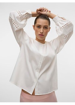 Vero Moda Bluzka w kolorze białym ze sklepu Limango Polska w kategorii Koszule damskie - zdjęcie 183623710