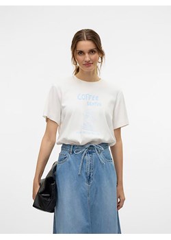 Vero Moda Koszulka w kolorze białym ze sklepu Limango Polska w kategorii Bluzki damskie - zdjęcie 183623722