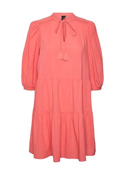 Vero Moda Sukienka w kolorze koralowym ze sklepu Limango Polska w kategorii Sukienki - zdjęcie 183623992