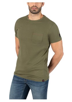 Timezone Koszulka w kolorze khaki ze sklepu Limango Polska w kategorii T-shirty męskie - zdjęcie 183624531