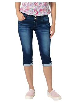 Timezone Rybaczki dżinsowe &quot;Enya&quot; - Slim fit - w kolorze granatowym ze sklepu Limango Polska w kategorii Jeansy damskie - zdjęcie 183625021