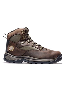 Timberland Skórzane buty turystyczne "Chocorua Trail MId" w kolorze brązowym ze sklepu Limango Polska w kategorii Buty trekkingowe męskie - zdjęcie 183625654
