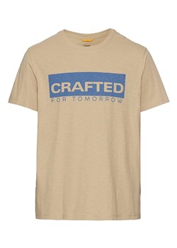 Camel Active Koszulka w kolorze beżowym ze sklepu Limango Polska w kategorii T-shirty męskie - zdjęcie 183625784