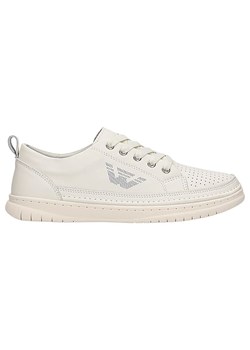 Wojas Skórzane sneakersy w kolorze białym ze sklepu Limango Polska w kategorii Trampki damskie - zdjęcie 183625943