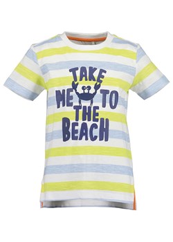Blue Seven Koszulka w kolorze szaro-żółtym ze sklepu Limango Polska w kategorii T-shirty chłopięce - zdjęcie 183626093