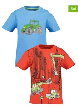 Blue Seven Koszulki (2 szt.) w kolorze czerwonym i niebieskim ze sklepu Limango Polska w kategorii T-shirty chłopięce - zdjęcie 183626102