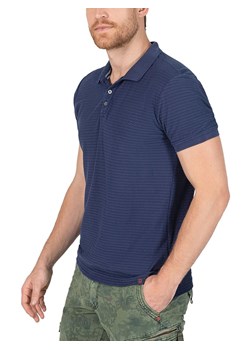 Timezone Koszulka polo w kolorze niebieskim ze sklepu Limango Polska w kategorii T-shirty męskie - zdjęcie 183626243