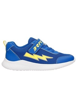 Niebieskie Sneakersy Bartek Z Żółtą Błyskawicą 87006-16 ze sklepu Wojas w kategorii Buty sportowe dziecięce - zdjęcie 183626571