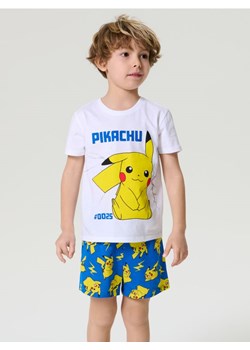 Sinsay - Bawełniana piżama dwuczęściowa Pokémon - biały ze sklepu Sinsay w kategorii Piżamy dziecięce - zdjęcie 183627170