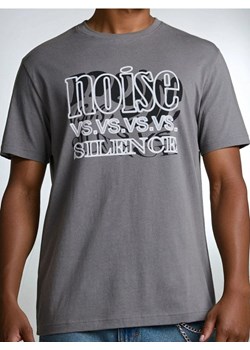 Sinsay - Koszulka z nadrukiem z bawełny - szary ze sklepu Sinsay w kategorii T-shirty męskie - zdjęcie 183627182