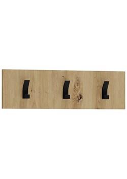 Wieszak minimalistyczny na ubrania dąb artisan Tukky 7X ze sklepu Edinos.pl w kategorii Zestawy mebli do przedpokoju - zdjęcie 183628383