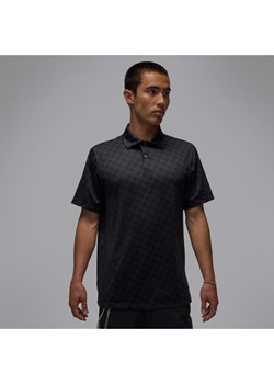Męska koszulka polo do golfa z nadrukiem Jordan Sport - Czerń ze sklepu Nike poland w kategorii T-shirty męskie - zdjęcie 183628741