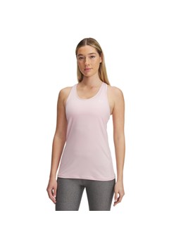 Damski top treningowy Under Armour Tech Mesh Racer Tank - różowy ze sklepu Sportstylestory.com w kategorii Bluzki damskie - zdjęcie 183628962