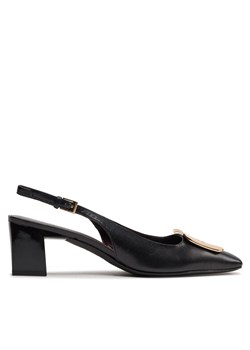 Sandały Tory Burch 156479 Czarny ze sklepu eobuwie.pl w kategorii Czółenka - zdjęcie 183629080