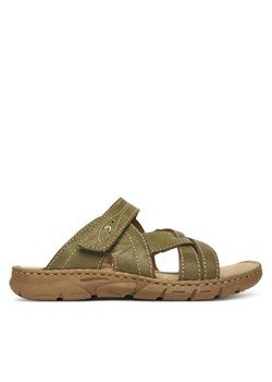 Klapki Josef Seibel Brenda 10 76810 Khaki ze sklepu eobuwie.pl w kategorii Klapki damskie - zdjęcie 183629223