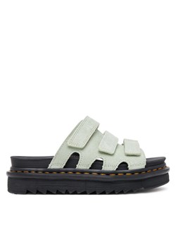 Klapki Dr. Martens Raine DM40521300 Zielony ze sklepu eobuwie.pl w kategorii Klapki damskie - zdjęcie 183629252