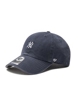Czapka z daszkiem 47 Brand New York Yankees Vintage Navy Base Runner B-BSRNR17GWS-VN Granatowy ze sklepu eobuwie.pl w kategorii Czapki z daszkiem damskie - zdjęcie 183629302