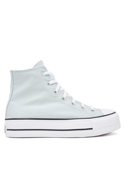 Trampki Converse Chuck Taylor All Star Lift Platform A11873C Błękitny ze sklepu eobuwie.pl w kategorii Trampki damskie - zdjęcie 183629312
