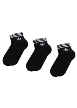 Zestaw 3 par niskich skarpet unisex adidas Tref Ank Sck Hc EE1151 Czarny ze sklepu eobuwie.pl w kategorii Skarpetki damskie - zdjęcie 183629384
