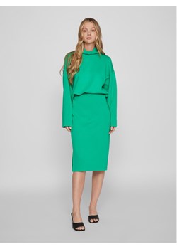 Vila Spódnica midi 14088386 Zielony Relaxed Fit ze sklepu MODIVO w kategorii Spódnice - zdjęcie 183631451