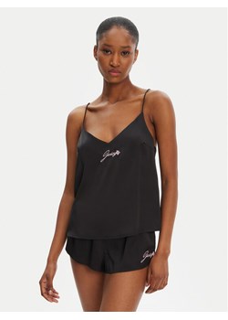 Juicy Couture Koszulka piżamowa JCLCT125511 Czarny Regular Fit ze sklepu MODIVO w kategorii Piżamy damskie - zdjęcie 183631574