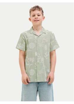 Jack&Jones Junior Koszula Luke 12277298 Zielony Relaxed Fit ze sklepu MODIVO w kategorii Koszule chłopięce - zdjęcie 183631611