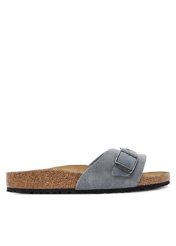 Birkenstock Klapki Oita Braided 1029121 Szary ze sklepu MODIVO w kategorii Klapki damskie - zdjęcie 183631644