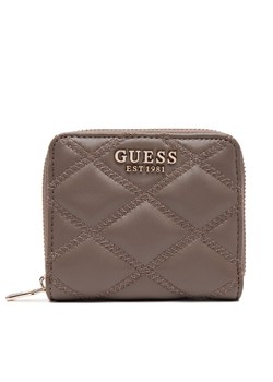 Guess Mały Portfel Damski SWQG96 32137 Brązowy ze sklepu MODIVO w kategorii Portfele damskie - zdjęcie 183631660
