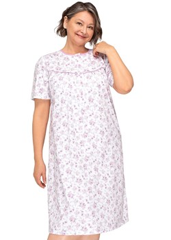 Bawełniana koszula nocna Bogna I 203 28, Kolor jasnoróżowy, Rozmiar 2XL, MARTEL ze sklepu Intymna w kategorii Koszule nocne - zdjęcie 183633983