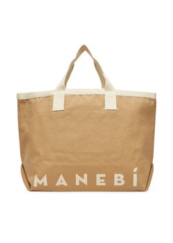 Torebka Manebi B 0.4 EY Beżowy ze sklepu eobuwie.pl w kategorii Torby Shopper bag - zdjęcie 183634223