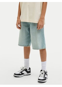 Jack&Jones Junior Szorty jeansowe Alex 12274997 Niebieski Baggy Fit ze sklepu MODIVO w kategorii Spodenki chłopięce - zdjęcie 183634941
