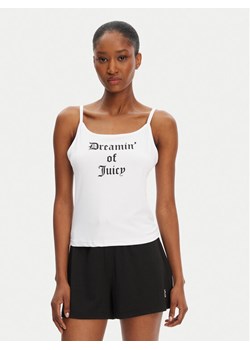 Juicy Couture Top Dream Of Vest JCLCT125505 Biały Slim Fit ze sklepu MODIVO w kategorii Piżamy damskie - zdjęcie 183634943