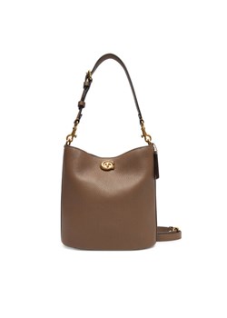 Coach Torebka Willow CW625 B4CBD Brązowy ze sklepu MODIVO w kategorii Torby Shopper bag - zdjęcie 183635031