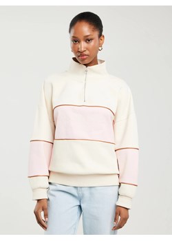 Bluza damska ze stójką zapinaną na zamek kremowa Rozalina 103 ze sklepu Big Star w kategorii Bluzy damskie - zdjęcie 183635950