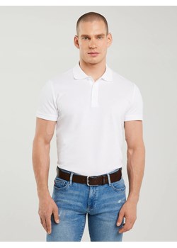 Koszulka męska polo biała Markolinos 101 ze sklepu Big Star w kategorii T-shirty męskie - zdjęcie 183636001