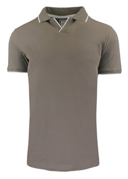Oryginalna Koszulka Polo - Brave Soul - Taupe (Beż z Szarością) TSBRSSS25poloFERRATtaupe ze sklepu JegoSzafa.pl w kategorii T-shirty męskie - zdjęcie 183636064