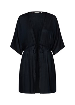 Tommy Hilfiger Kaftan damski Kobiety Modal granatowy jednolity ze sklepu vangraaf w kategorii Szlafroki damskie - zdjęcie 183636411