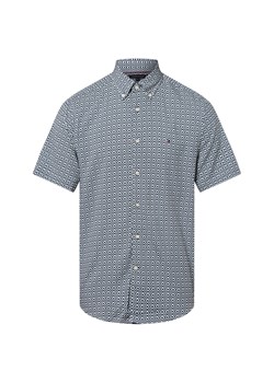 Tommy Hilfiger Koszula męska Mężczyźni Regular Fit Modal granatowy wzorzysty ze sklepu vangraaf w kategorii Koszule męskie - zdjęcie 183636413