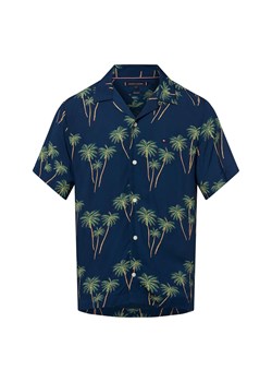 Tommy Hilfiger Koszula męska Mężczyźni Regular Fit Modal granatowy wzorzysty ze sklepu vangraaf w kategorii Koszule męskie - zdjęcie 183636414