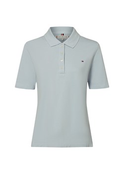 Tommy Hilfiger Damska koszulka polo Kobiety Bawełna jasnoniebieski jednolity ze sklepu vangraaf w kategorii Bluzki damskie - zdjęcie 183636431