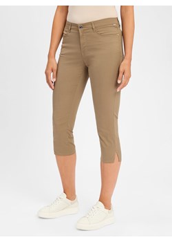 BRAX Damskie spodnie capri - Mary C Kobiety khaki jednolity ze sklepu vangraaf w kategorii Spodnie damskie - zdjęcie 183636482