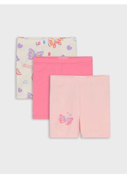 Sinsay - Krótkie legginsy 3 pack - kremowy - id: 9538C-01X - marki Sinsay - 183638230 Sinsay - Krótkie legginsy 3 pack - kremowy ze sklepu Sinsay w kategorii Spodenki dziewczęce - zdjęcie 183638230