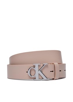 Pasek Damski Calvin Klein Jeans Round Mono Pl Lthr Belt 30Mm K60K611490 Różowy ze sklepu eobuwie.pl w kategorii Paski damskie - zdjęcie 183638744