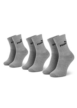 Puma Zestaw 3 par wysokich skarpet damskich 90712903 r. 35/38 Szary ze sklepu MODIVO w kategorii Skarpetki damskie - zdjęcie 183639442