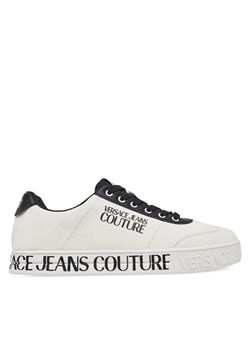 Versace Jeans Couture Sneakersy 78YA3SK6 Biały ze sklepu MODIVO w kategorii Buty sportowe męskie - zdjęcie 183639504