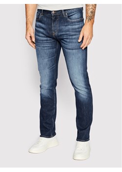 Guess Jeansy Angeles M2YAN2 D4Q41 Granatowy Slim Fit ze sklepu MODIVO w kategorii Jeansy męskie - zdjęcie 183639564