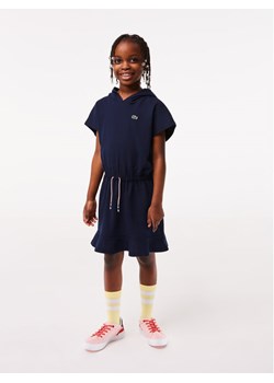Lacoste Sukienka codzienna EJ5299 Granatowy Regular Fit ze sklepu MODIVO w kategorii Sukienki dziewczęce - zdjęcie 183639602