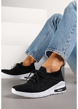 Czarne Buty Sportowe Amathousa ze sklepu born2be.pl w kategorii Buty sportowe damskie - zdjęcie 183641602
