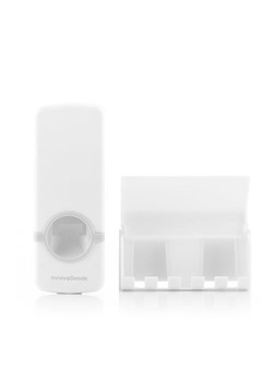 InnovaGoods Dozownik w kolorze białym na pastę do zębów - 11,5 x 5,5 cm ze sklepu Limango Polska w kategorii Dozowniki do mydła - zdjęcie 183642070